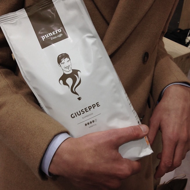 punero Caffè beste Bohnen, beste Röstung.