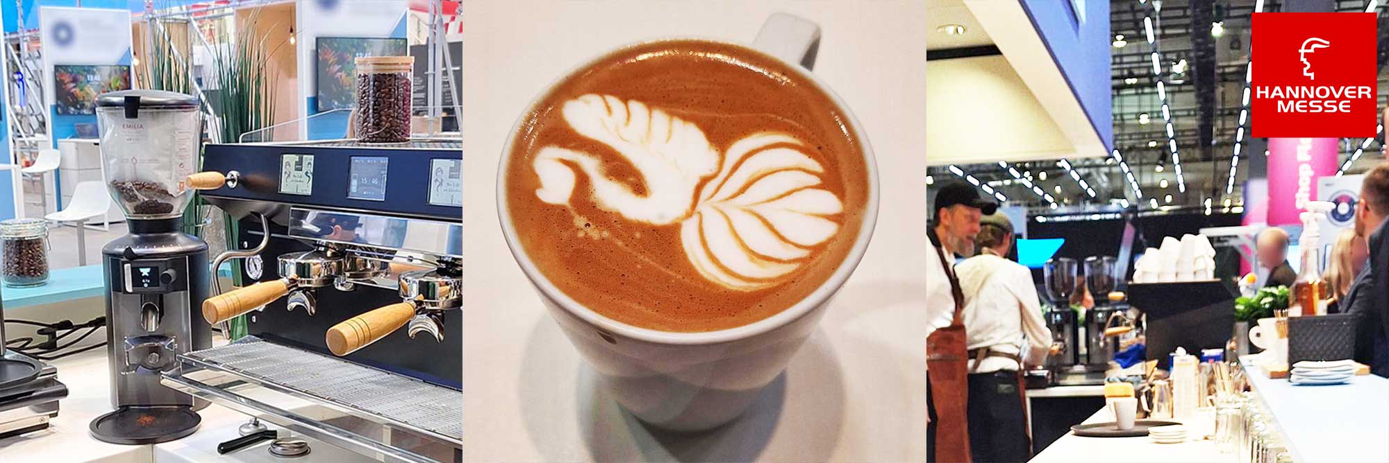 Mit einem exklusiven Barista-Service verwandelten wir den Messestand in eine kleine Kaffee-Oase und schufen einen Ort, an dem Networking auf Genuss traf.
