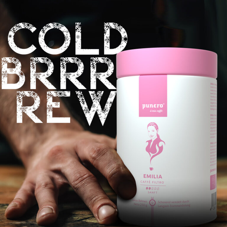 Punero Emilia- beste Kaffeebohnen für Cold Brew Kaffee